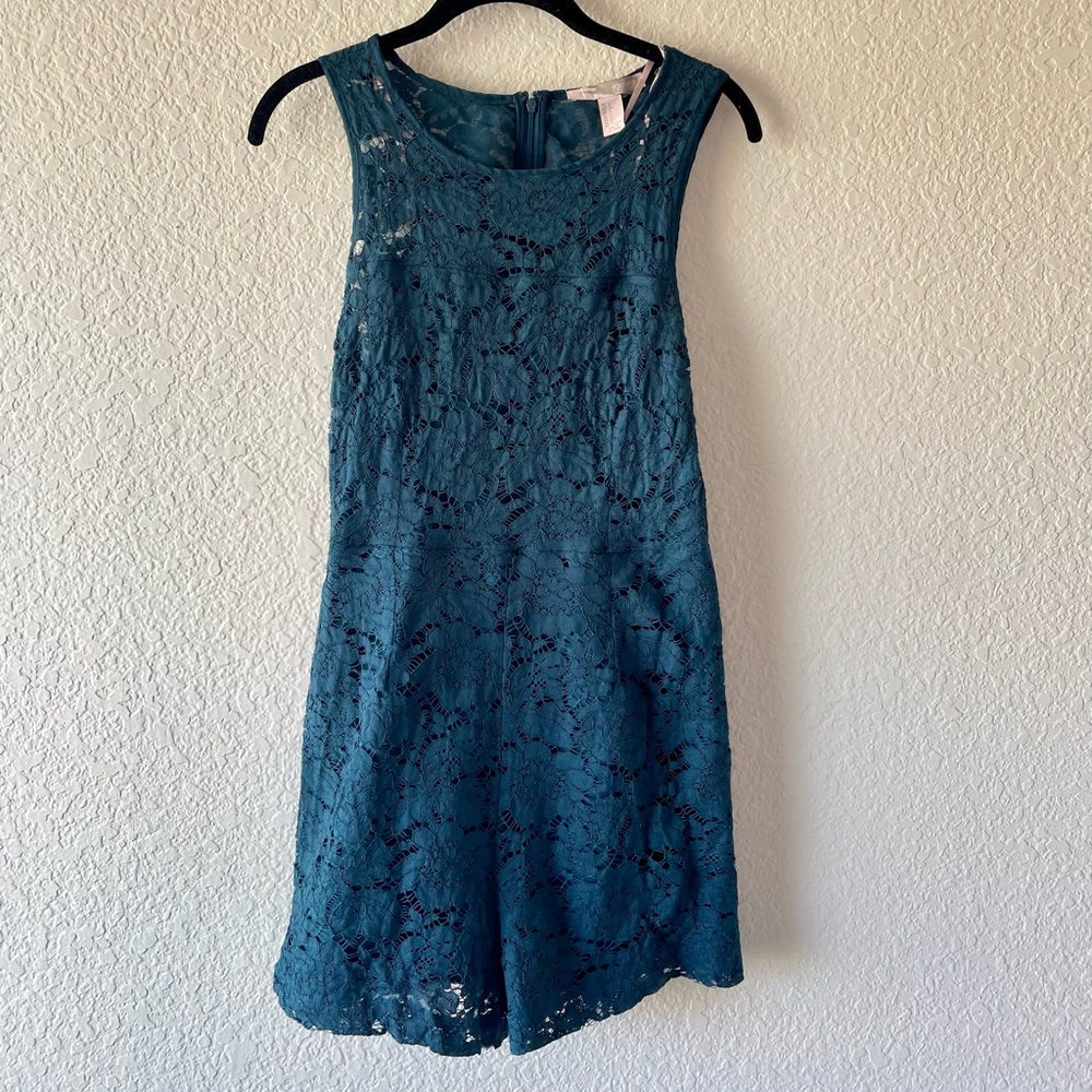 Sleeveless Lace Romper
